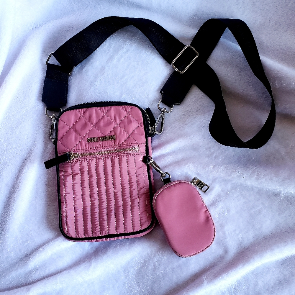 STEVE MADDEN Pink Crossbody Mini Bag